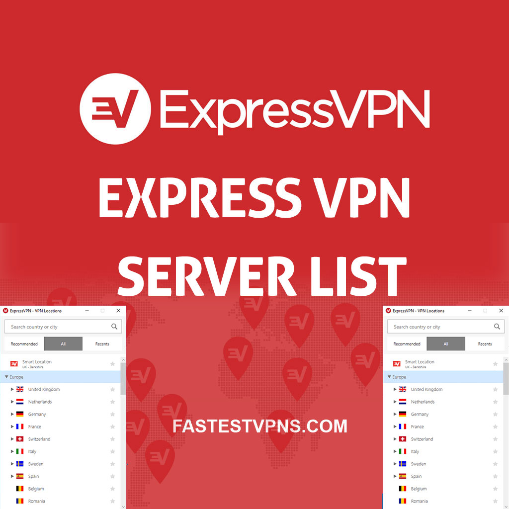 express vpn servers list