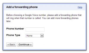 Add a forwarding phone Google Voice